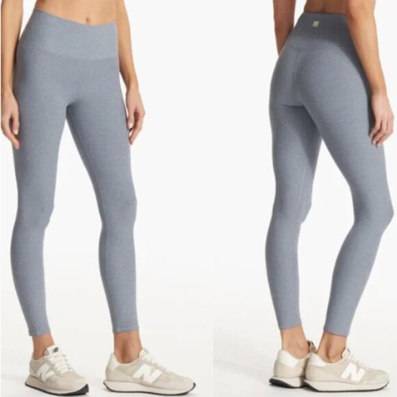 NWOT VUORI Clean Elevation Legging Flint Heather Small Gray High Rise 7/8 Ankle - Picture 1 of 12